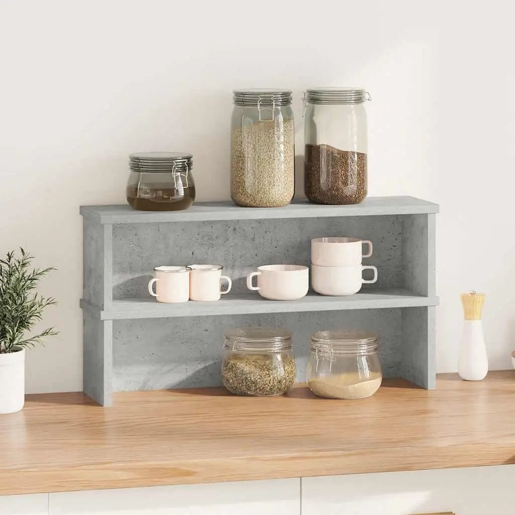Kitchen Storage Rack Stackable 2-Piece Set