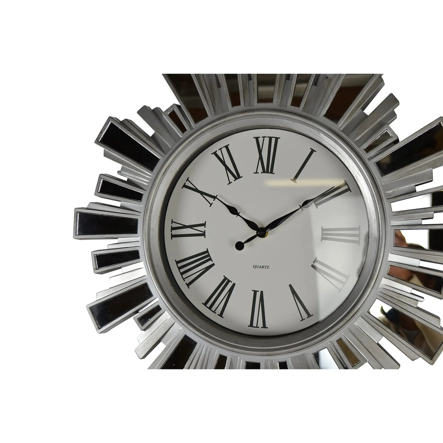 Analog Sunburst Wall Clock