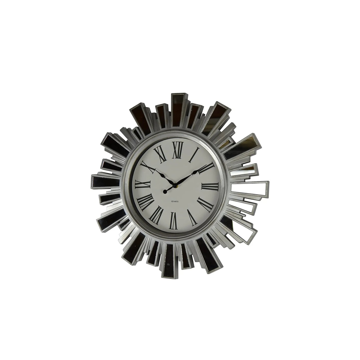 Analog Sunburst Wall Clock
