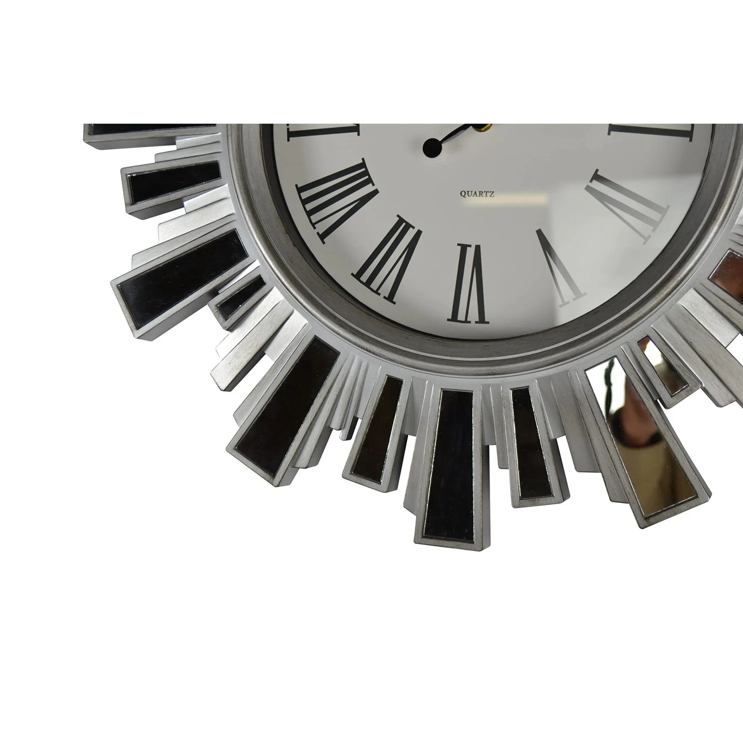 Analog Sunburst Wall Clock