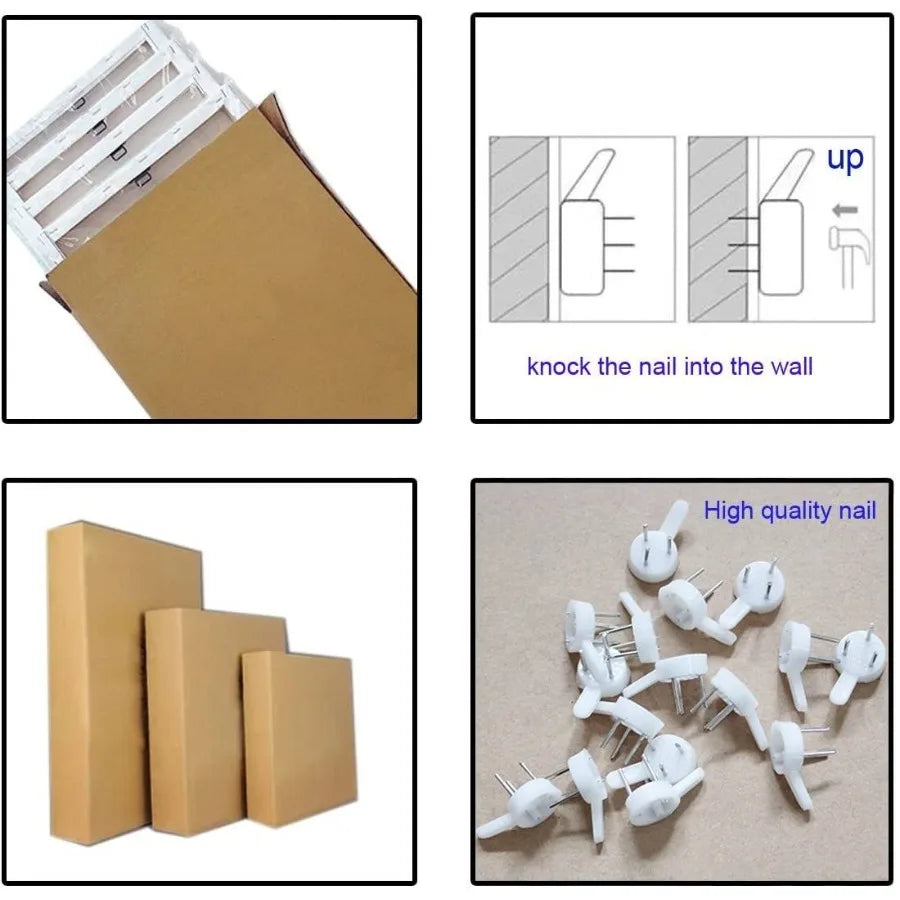 Wall Art  Eiffel Tower 3-piece set