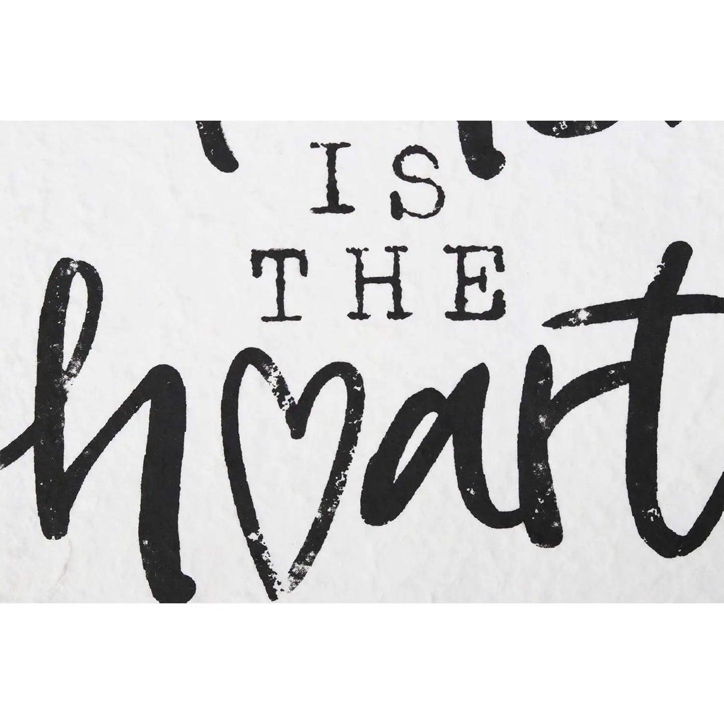 The Kitchen is The Heart of The Home Wood Wall Sign