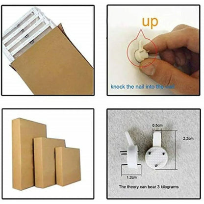 Abstract Wall Art Forest Mountain 3-piece set