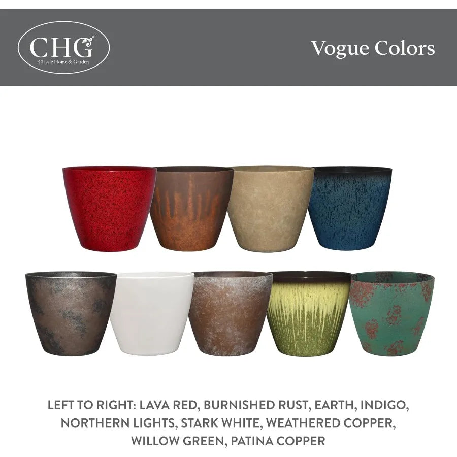 Classic Home and Garden Vogue Planter Pots