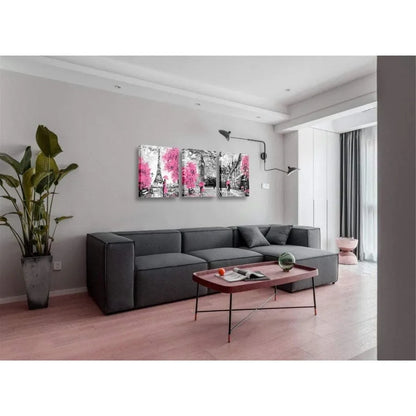 Wall Art  Eiffel Tower 3-piece set